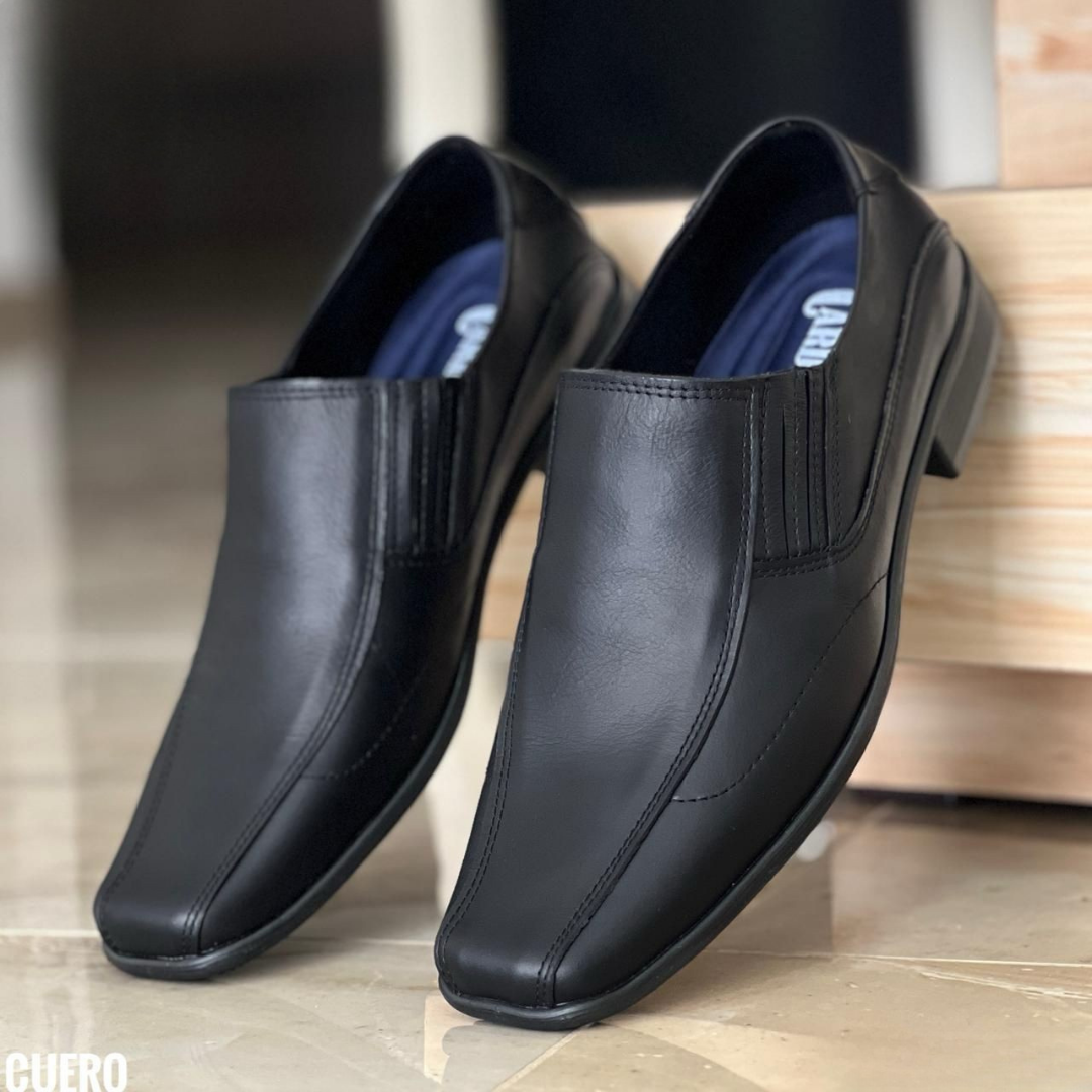 Zapatos de Cuero para Hombre Slip-On • Estilo Formal Ejecutivo | Chelina Hombre