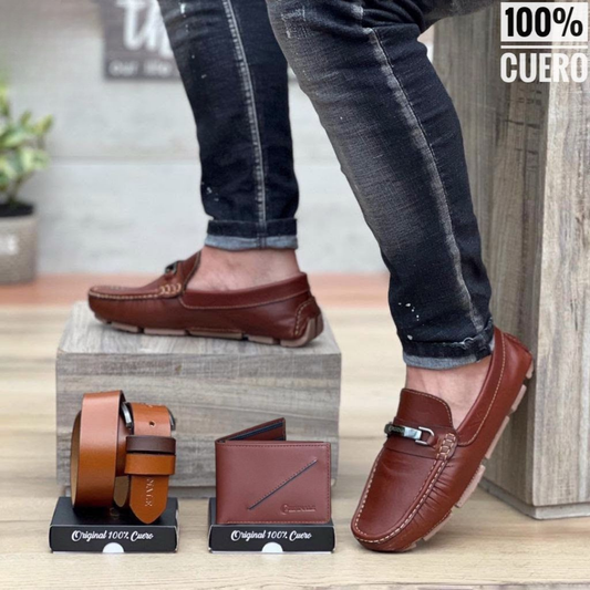Mocasines Clásicos de Cuero Hombre – Elegancia Atemporal y Confort Total