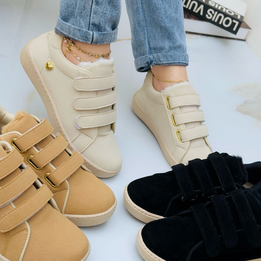 Tenis o Zapatillas Urbanas Forradas con Triple Velcro