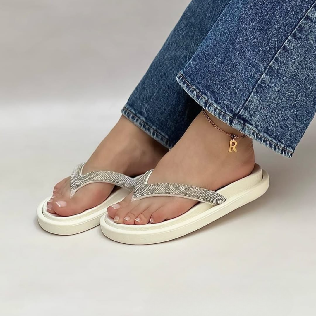 Sandalias Brillantes con Plataforma – Estilo casual chic para dama