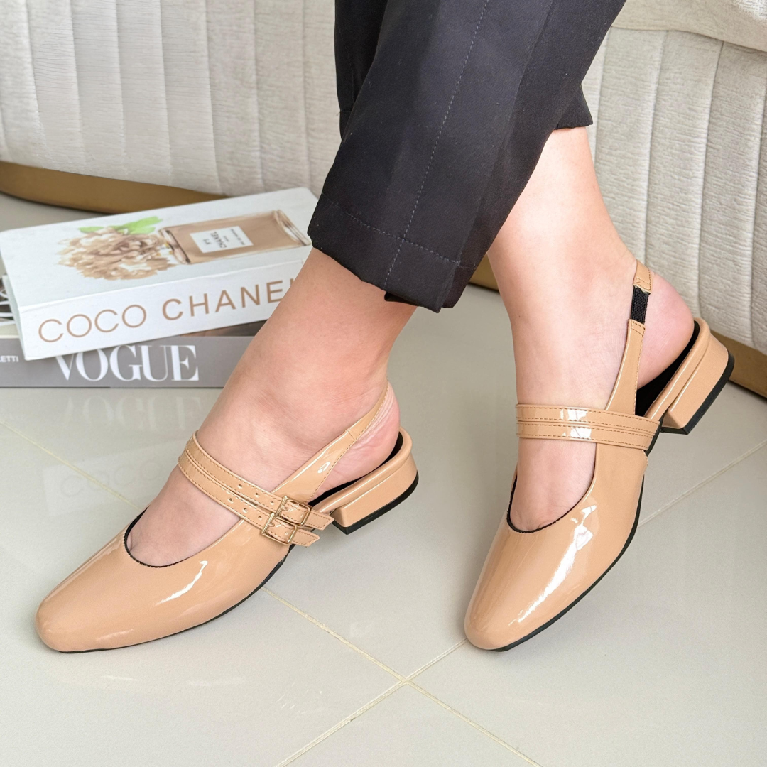 Mary Jane charol con doble tira – Elegancia urbana para dama