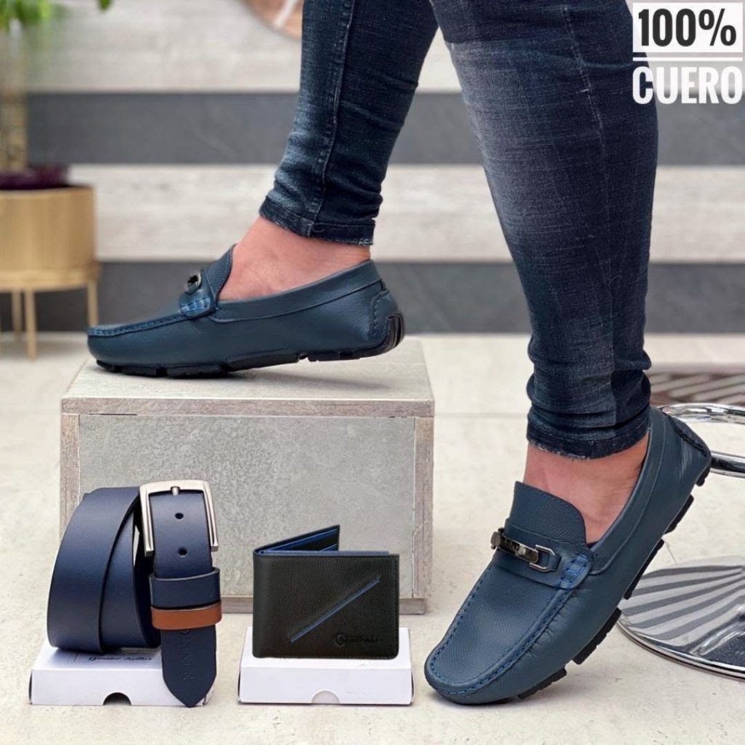 Mocasines Clásicos de Cuero Hombre – Elegancia Atemporal y Confort Total