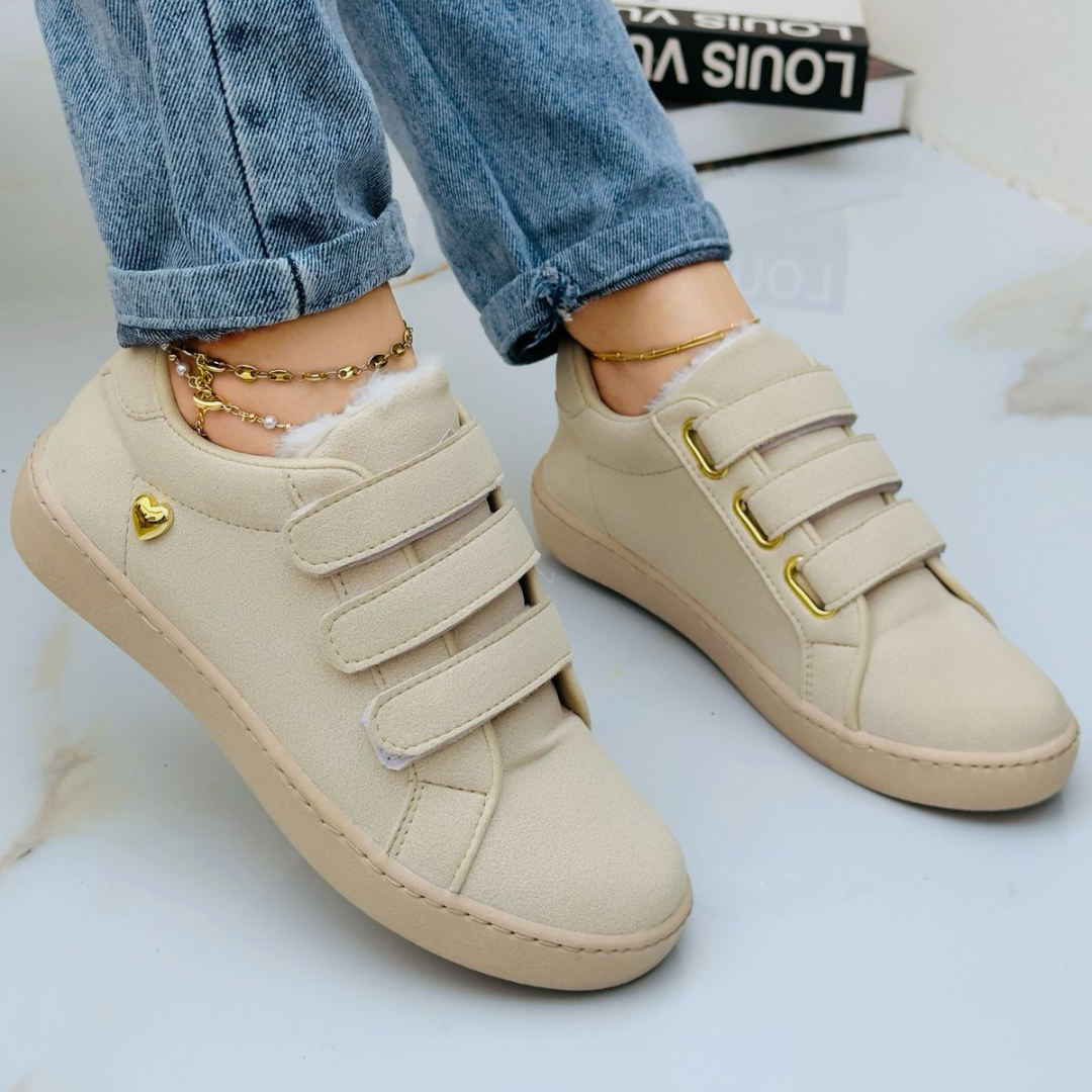 Tenis o Zapatillas Urbanas Forradas con Triple Velcro