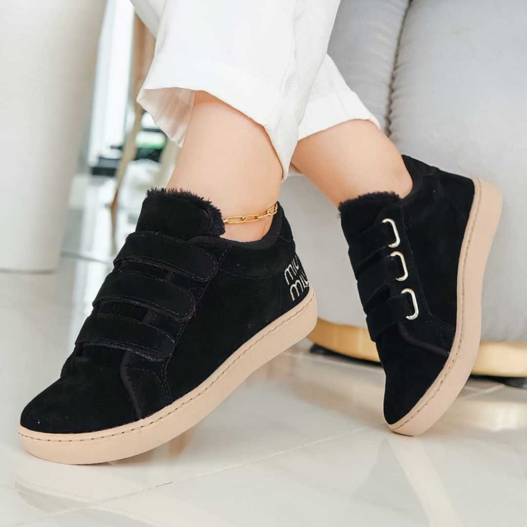 Tenis o Zapatillas Urbanas Forradas con Triple Velcro