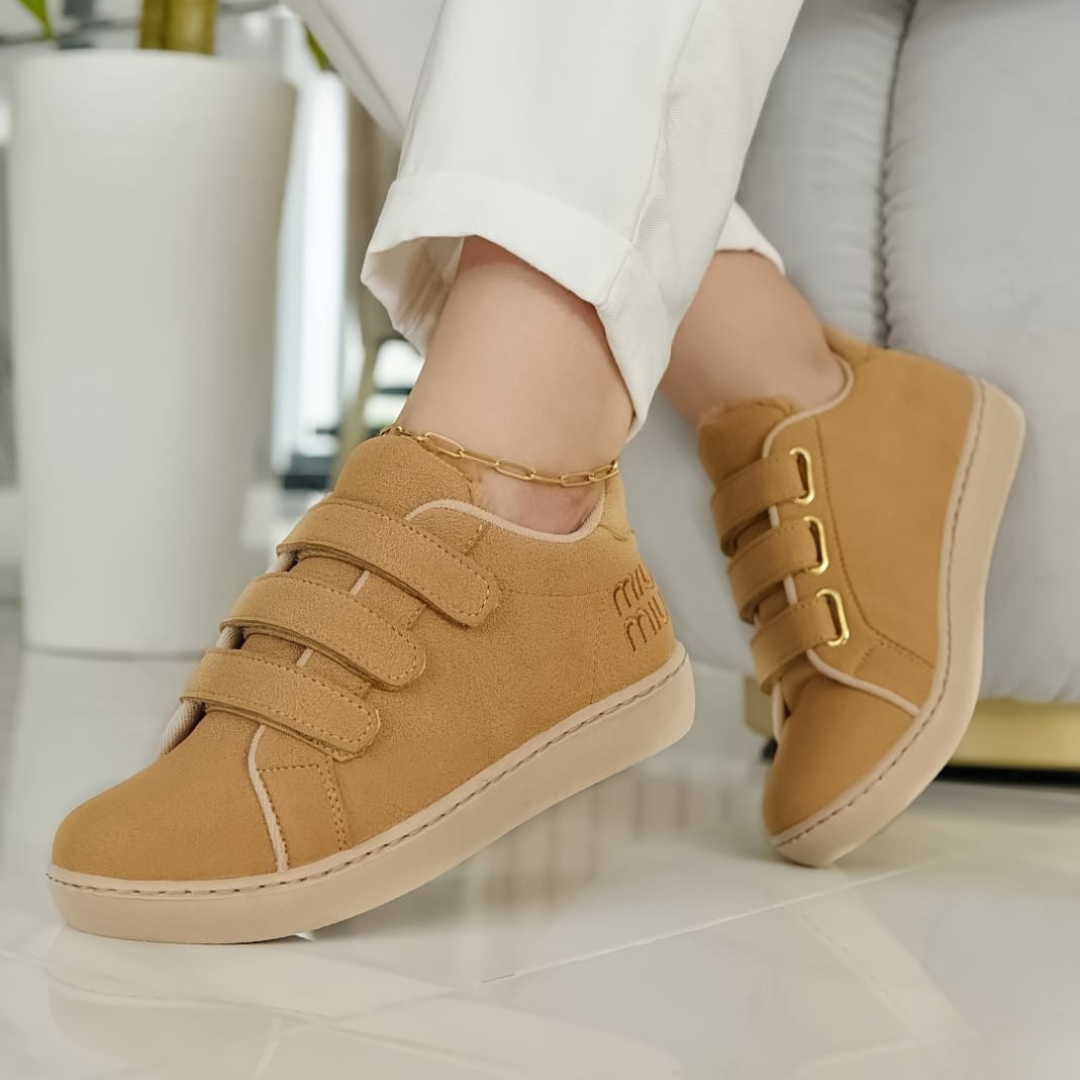 Tenis o Zapatillas Urbanas Forradas con Triple Velcro