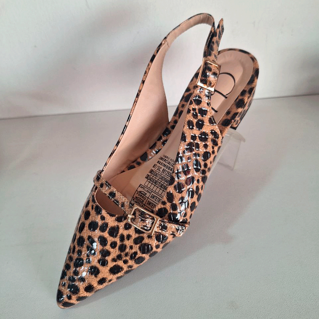 Mary Janes slingback punta fina tacón kitten