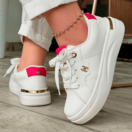 Tenis minimalistas blancos