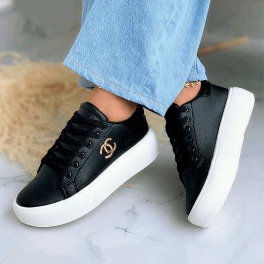 Tenis básicos semi plataforma