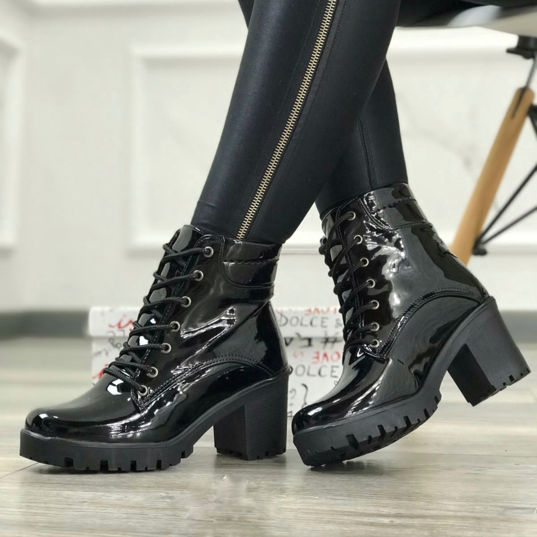 Botín Tacón Bajo Rockstar - chelinashop