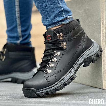 Botas outdoor de cuero para caballero – Resistencia y estilo todoterreno