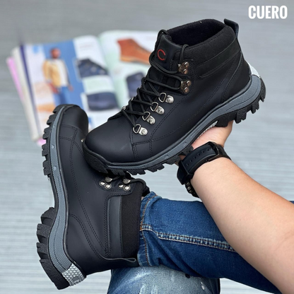 Botas outdoor de cuero para caballero – Resistencia y estilo todoterreno