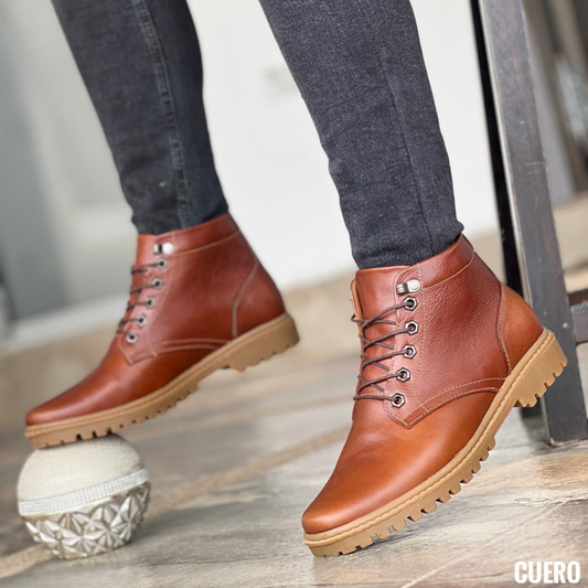 Bota Casual de Cuero para Hombre | Estilo Urbano con Suela Antideslizante