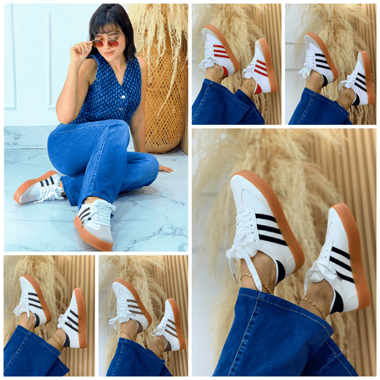 Tenis retro urbanos estilo trainers vintage